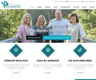 Vanpaaschen.nl(Koopwoningen en luxe huurhuizen in Den Haag en Scheveningen) Screenshot