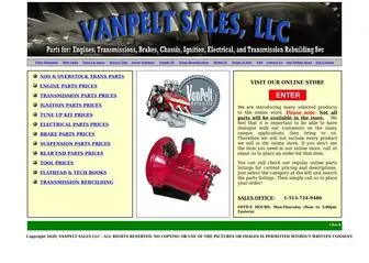 Vanpeltsales.com(VANPELT SALES LLC) Screenshot