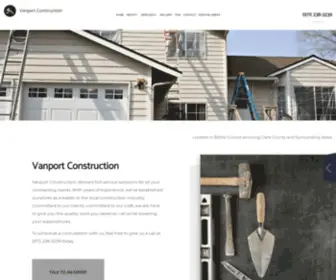 Vanportconstruction.com(Vanport Construction) Screenshot