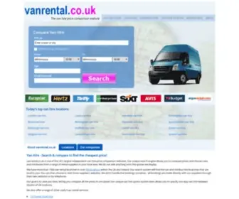 Vanrental.co.uk(Compare Van Hire) Screenshot