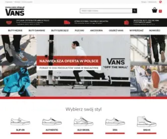 Vans-Shop.pl(Największa oferta VANS w Polsce od FTS.pl) Screenshot