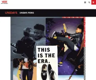 Vans.co.nz(Shop vans® shoes official) Screenshot