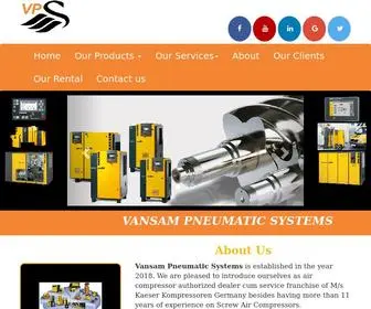 Vansam.co.in(Vansam Pneumatic System) Screenshot