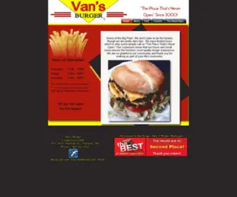 Vansburger.net(Van's Burger) Screenshot