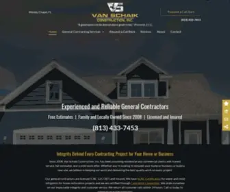 Vanschaikconstruction.com(Van Schaik Construction) Screenshot