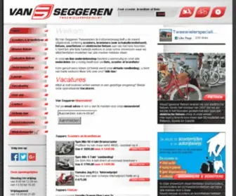 Vanseggeren.nl(Welkom bij Van Seggeren Tweewielerspecialist) Screenshot