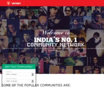 Vanshapp.com(India's no.1 community network) Screenshot