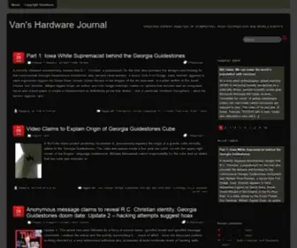 Vanshardware.com(Ongoing expert analysis of computing) Screenshot