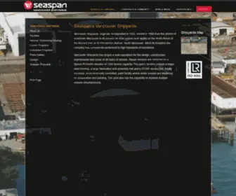 Vanship.com(Seaspan's Vancouver Shipyards) Screenshot