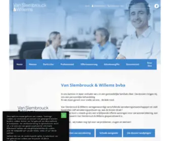 Vanslembrouckwillems.be(Van Slembrouck & Willems bvba) Screenshot