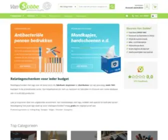 Vanslobbe.nl(Relatiegeschenken met logo) Screenshot