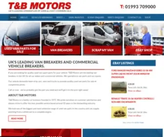 Vanspares.co.uk(Van Spares) Screenshot