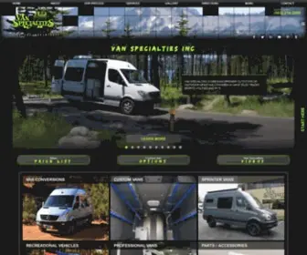 Vanspecialties.com(Van Specialties) Screenshot