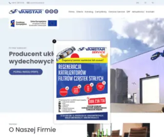 Vanstar.pl(PRODUCENT UKŁADÓW WYDECHOWYCH) Screenshot