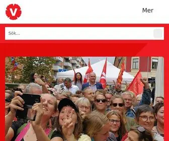 Vansterpartiet.se(Vänsterpartiet) Screenshot