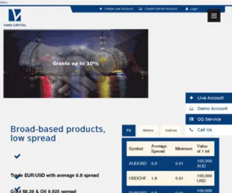 Vanstrade.com(Software) Screenshot