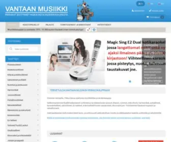 Vantaanmusiikki.fi(Musiikkikauppa ja Huolto) Screenshot