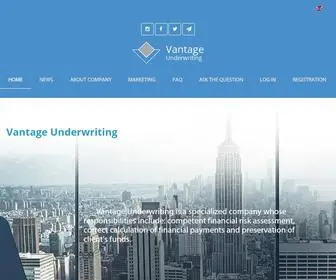 Vantage-Underwriting.com(Vantage Underwriting) Screenshot