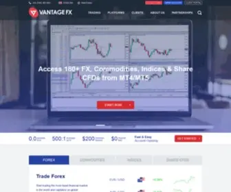 Vantagefx.com(Vantage FX) Screenshot