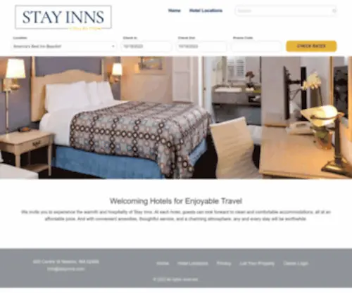 Vantagehotels.com(Stay Inns Collection) Screenshot