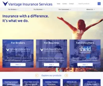 Vantageinsurance.co.uk(Vantage Insurance Services Ltd) Screenshot