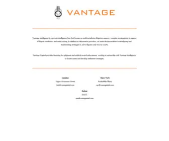 Vantageintel.com(VANTAGE) Screenshot