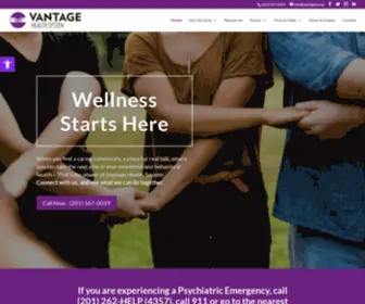 Vantagenj.org(Vantage Health System) Screenshot