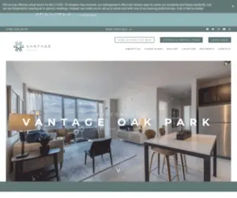Vantageoakpark.com(Oak Park Apartment) Screenshot