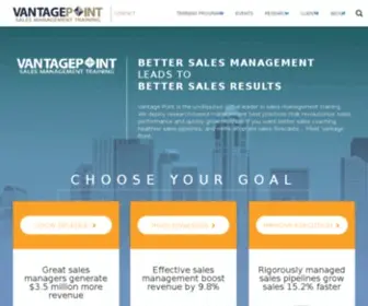 Vantagepointperformance.com(Sales Management Training) Screenshot