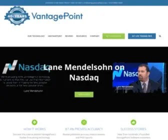Vantagepointsoftware.com(Artificial Intelligence Trading Software) Screenshot