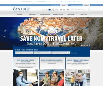 Vantagetravel.com(Vantage Explorations) Screenshot