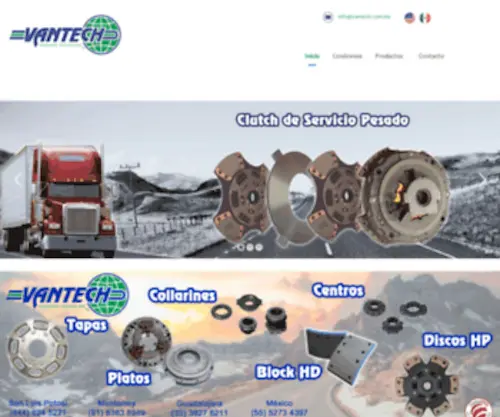 Vantech.com.mx(Vantech) Screenshot