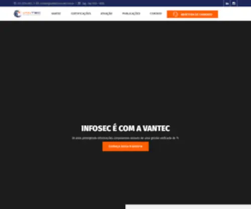 Vantecsolucoes.com.br(Vantec) Screenshot