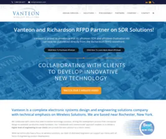 Vanteon.com(Vanteon Wireless Solutions) Screenshot