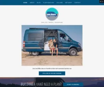 Vanthere.com(Van Life) Screenshot