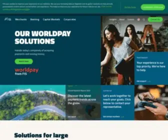 Vantiv.com(Solutions for Merchants) Screenshot