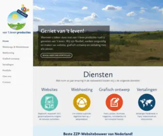 Vantleven.com(Geniet van 't leven) Screenshot