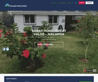 Vanuaturealestate.com(Vanuatu Real Estate) Screenshot