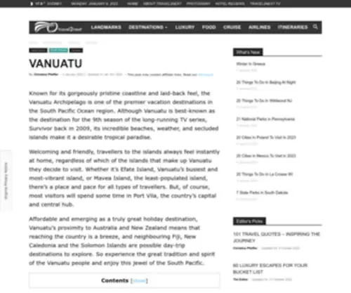 Vanuatutravel.info(Everything You Need To Know In 2022) Screenshot