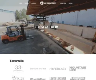 Vanurbantimber.com(Van Urban Timber) Screenshot