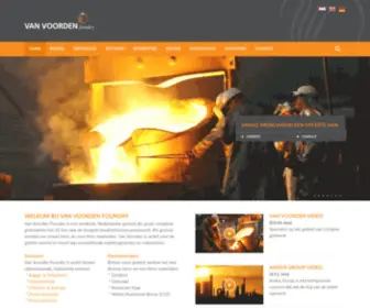 Vanvoorden.nl(Van Voorden Foundry) Screenshot