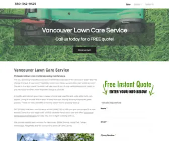 Vanwalawncare.com(Lawn Care Services) Screenshot