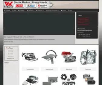 Vanwezel.de(Van Wezel GmbH) Screenshot