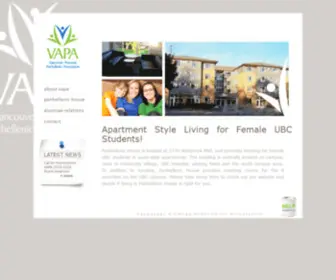 Vapa.bc.ca(Home) Screenshot