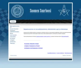 Vapaamuurarit.fi(Suurloosi) Screenshot