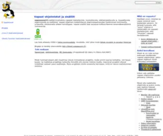 Vapaasuomi.fi(Sisältö) Screenshot