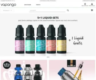 Vapango.de(E-zigaretten startersets) Screenshot