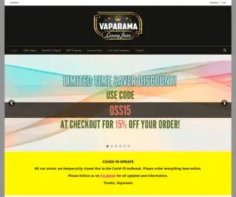 Vaparama.co.uk(Luxury Juice) Screenshot