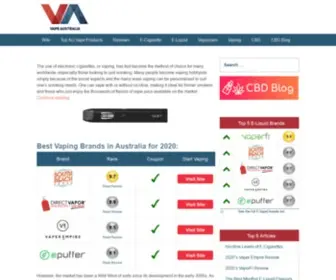 Vape-Australia.com(Vape Australia) Screenshot