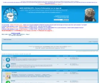 Vape-Survivaliste.com(Site Web indisponible) Screenshot